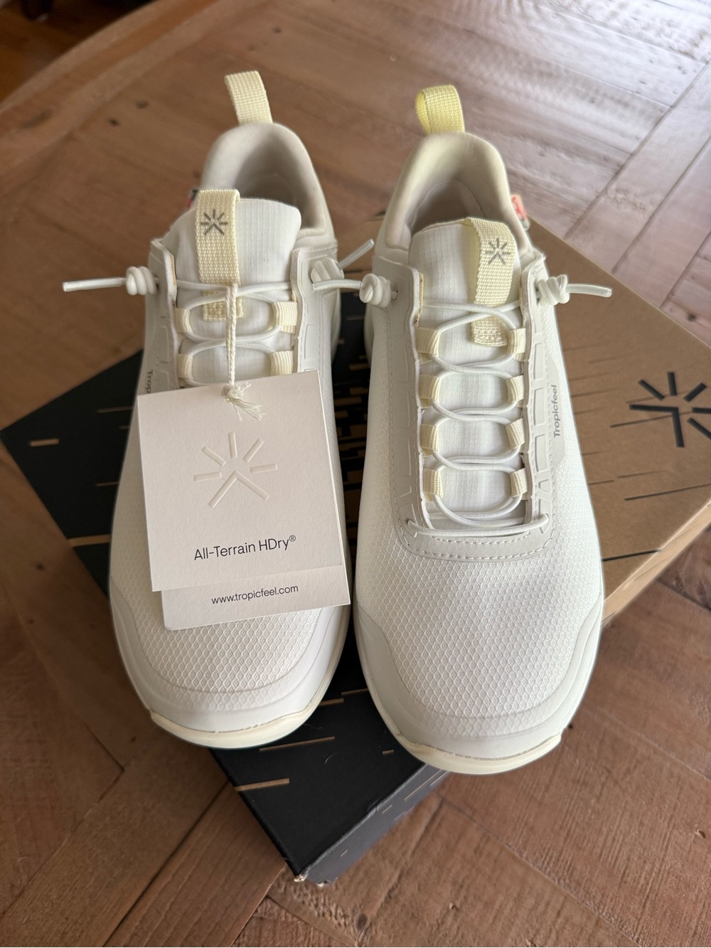 Tropicfeel Women’s All-Terrain HDry Sneakers in Off-White/Cream